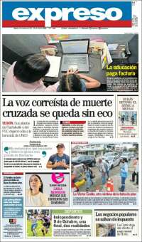 Portada de Expreso (Ecuador)