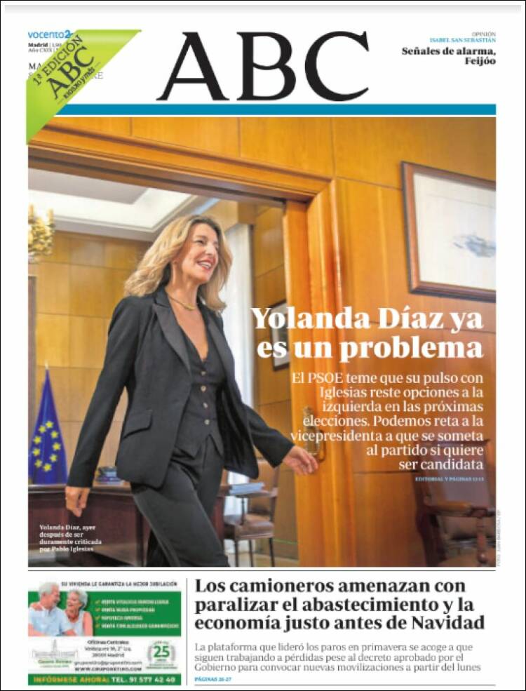 Portada de ABC (España)