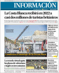 Portada de Diario Información (España)