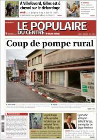 Portada de Le Populaire du Centre (Francia)