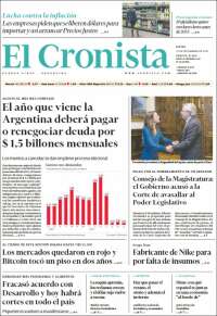 Portada de El Cronista Comercial (Argentine)