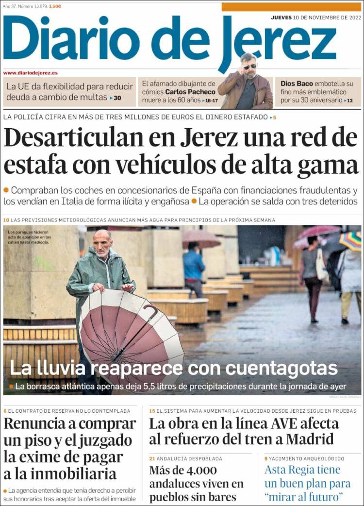 Portada de Diario de Jerez (Spain)