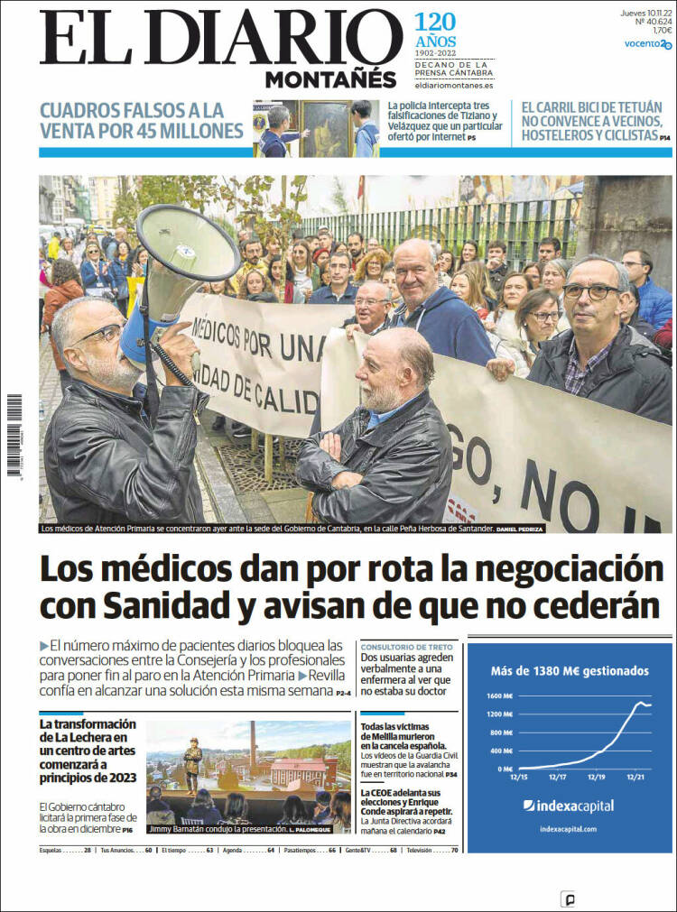 Portada de El Diario Montañés (Spain)