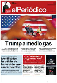 Portada de El Periódico (España)