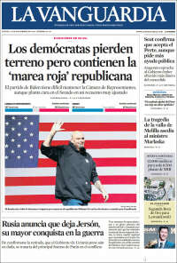 Portada de La Vanguardia (España)