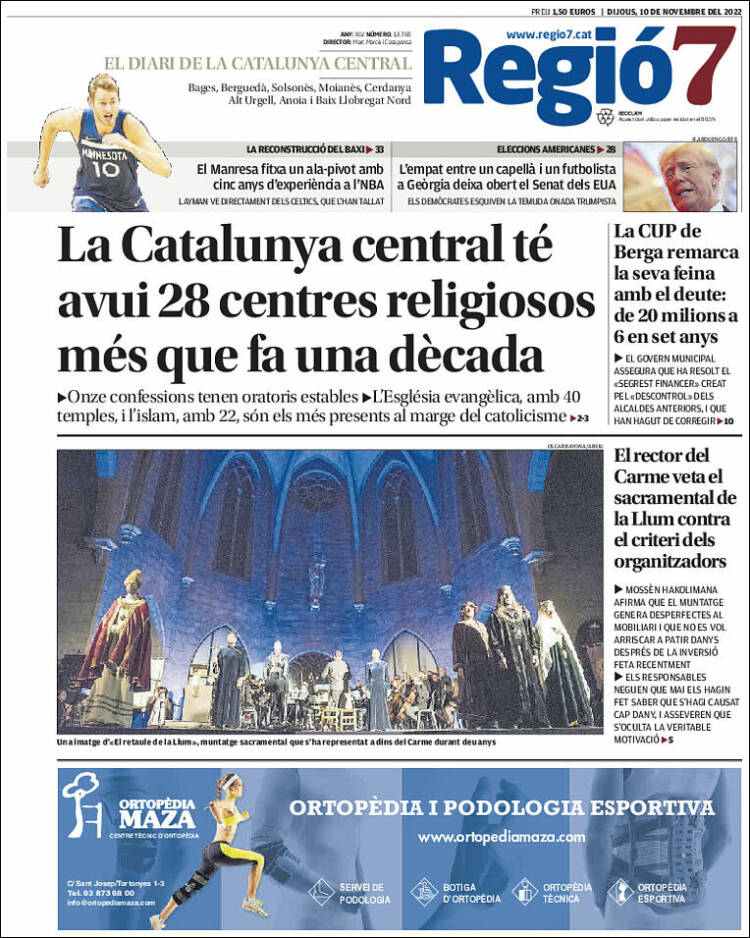 Portada de Regio7 (España)