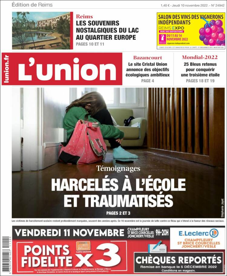 Portada de L'Union (Francia)