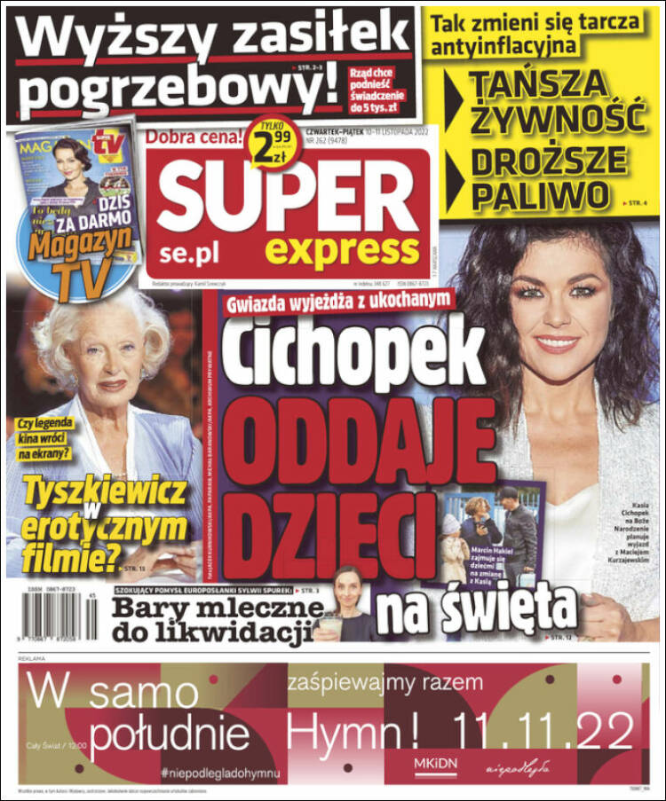 Portada de Super Express (Polonia)