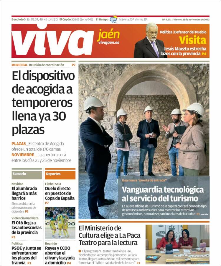 Portada de Viva Jaén (España)