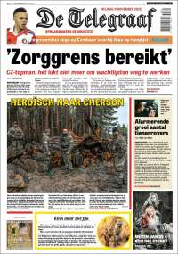 Portada de De Telegraaf (Pays-Bas)