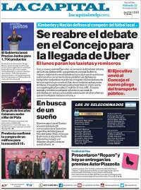 Portada de Diario La Capital - Mar del Plata (Argentina)