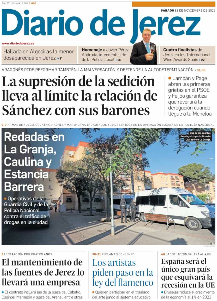 Portada de Diario de Jerez (Espa&ntilde;a)