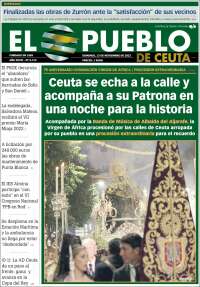 Portada de El Pueblo de Ceuta (España)