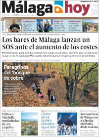 Portada de Málaga Hoy (España)