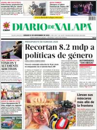 Portada de Diario de Xalapa (México)