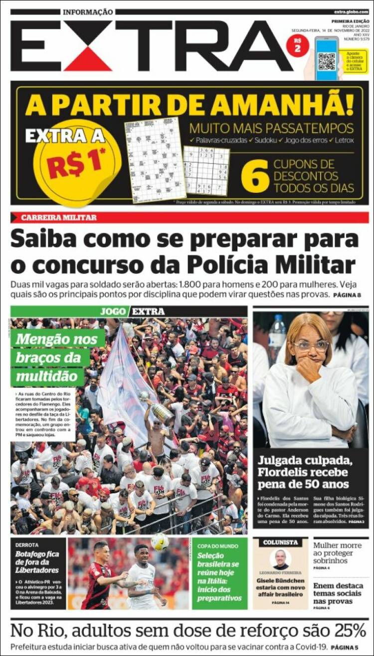 Portada de Extra (Brasil)