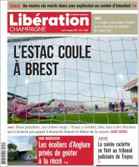 Portada de Libération Champagne (Francia)