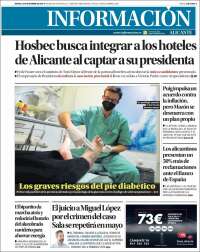 Portada de Diario Información (España)