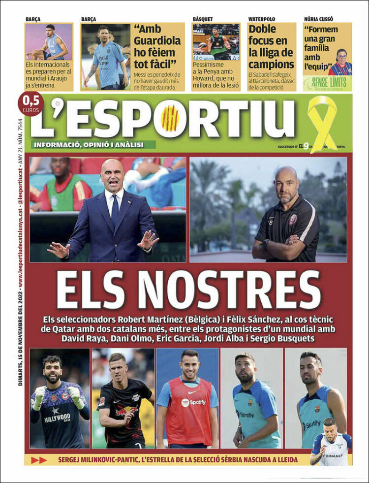 Portada de L'Esportiu (España)