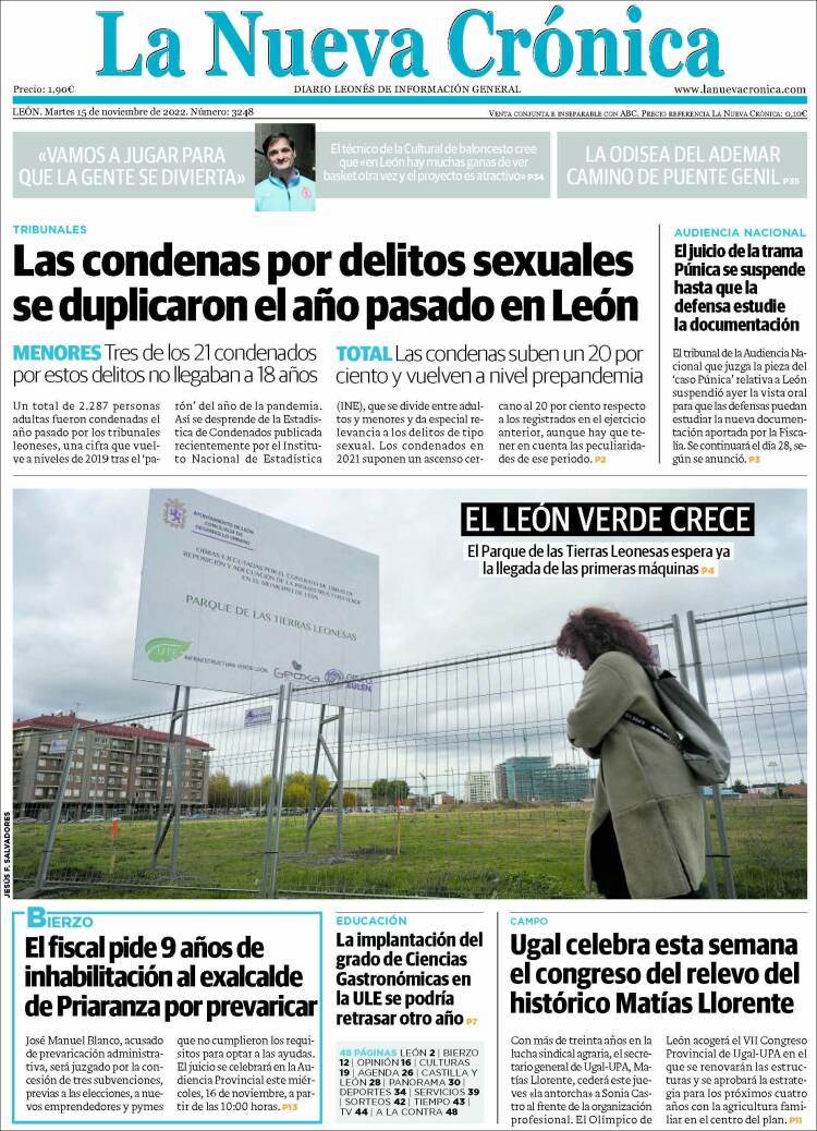 Portada de La Nueva Crónica (España)