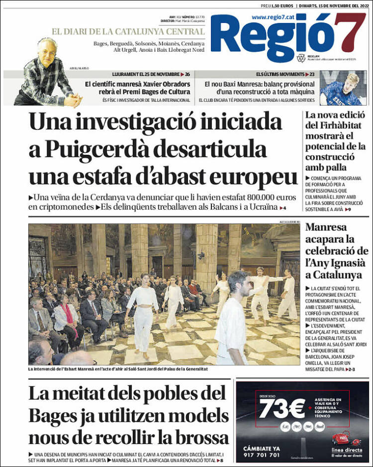 Portada de Regio7 (España)