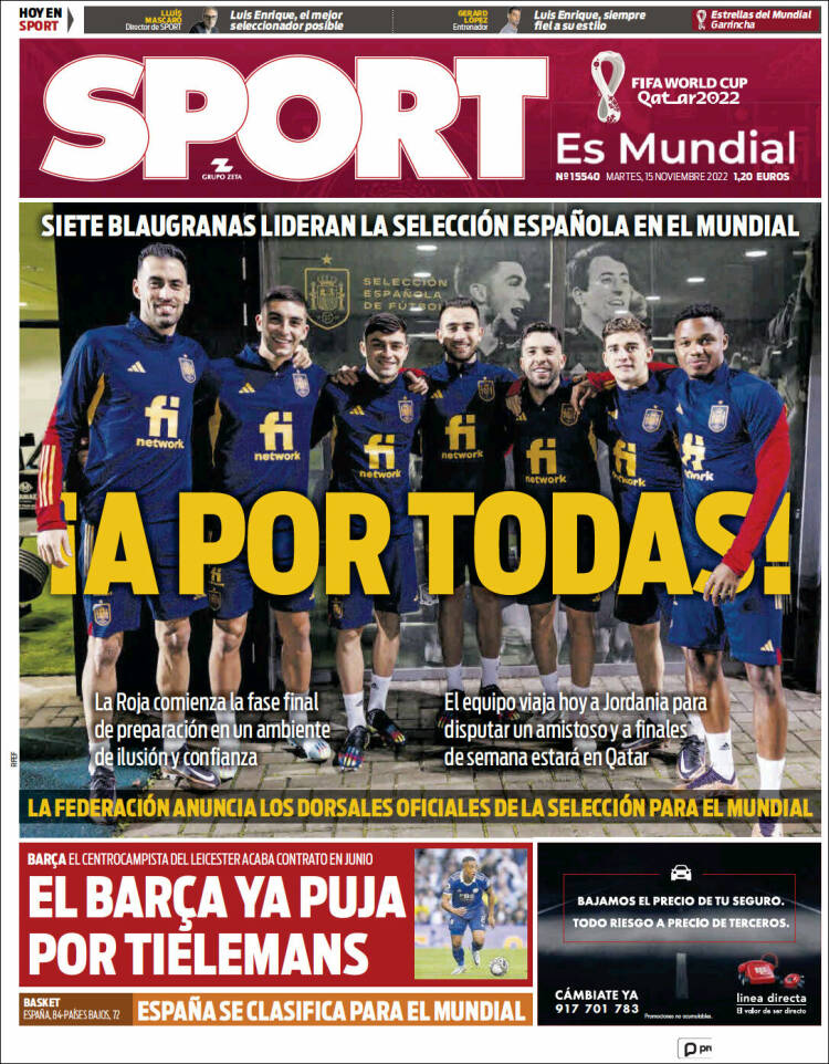 Portada de Sport (España)