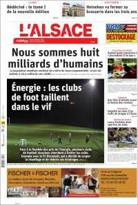 Portada de Journal L'Alsace (France)