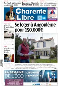 Portada de Charente Libre (Francia)