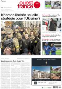 Portada de Ouest France (France)