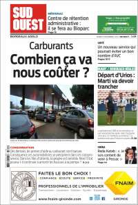 Portada de Sud Ouest (France)