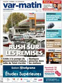 Portada de Var-Matin (France)