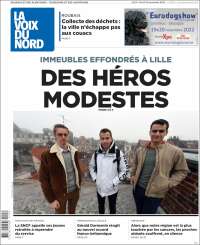 Portada de La Voix du Nord (France)