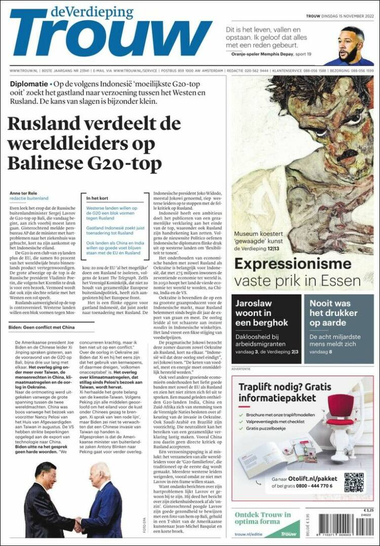 Portada de Trouw (Netherlands)