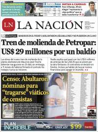 Portada de La Nación (Paraguay)