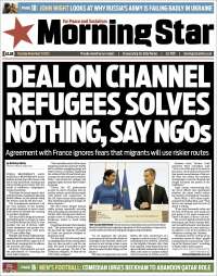 Portada de Morning Star (Reino Unido)