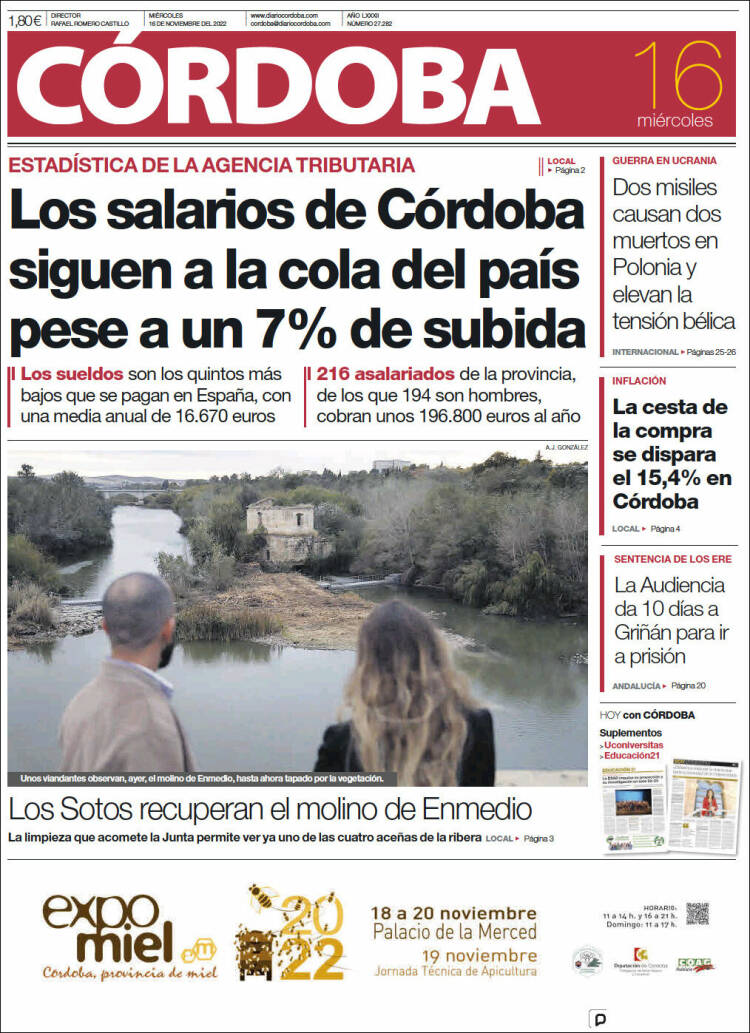 Portada de Diario de Córdoba (Spain)