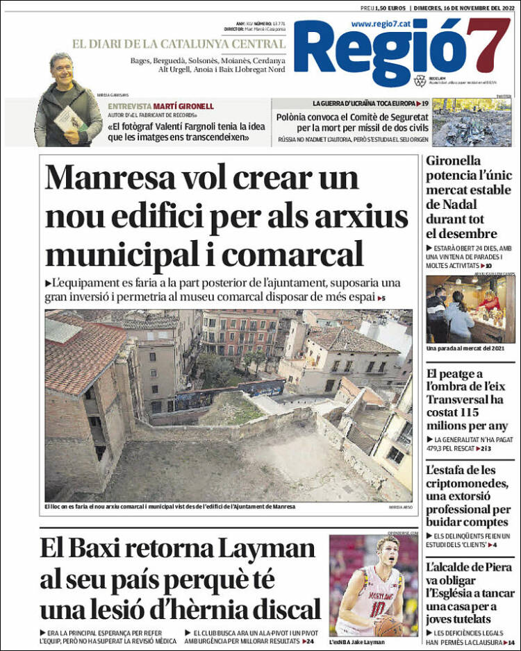 Portada de Regio7 (España)