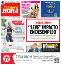 Portada de Primera Hora (Puerto Rico)