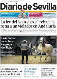 Portada de Diario de Sevilla (España)