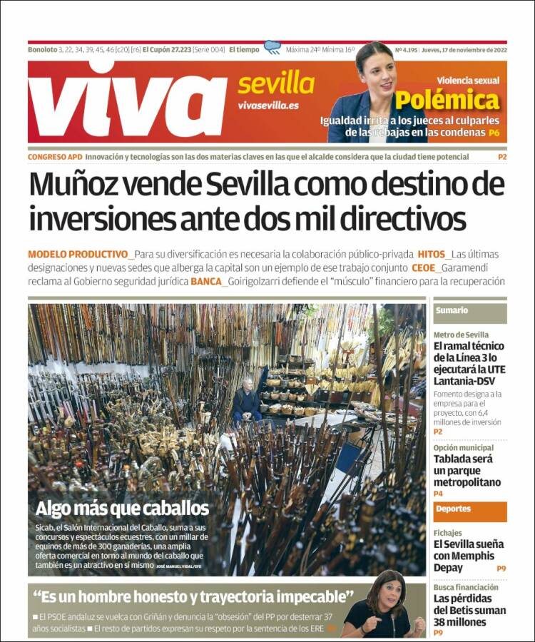 Portada de Viva Sevilla (Spain)