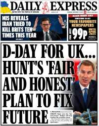 Portada de Daily Express (United Kingdom)