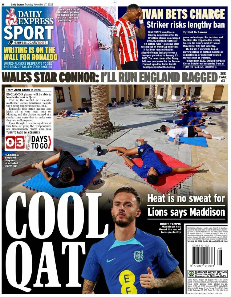 Portada de Express Sport (United Kingdom)