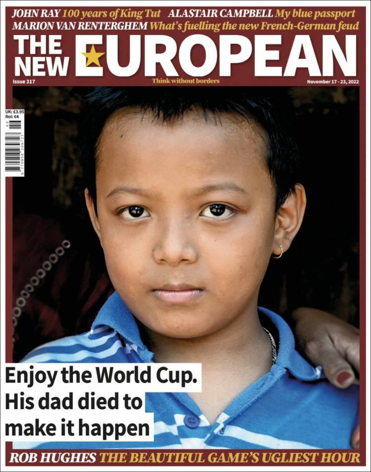 Portada de The New European (Reino Unido)