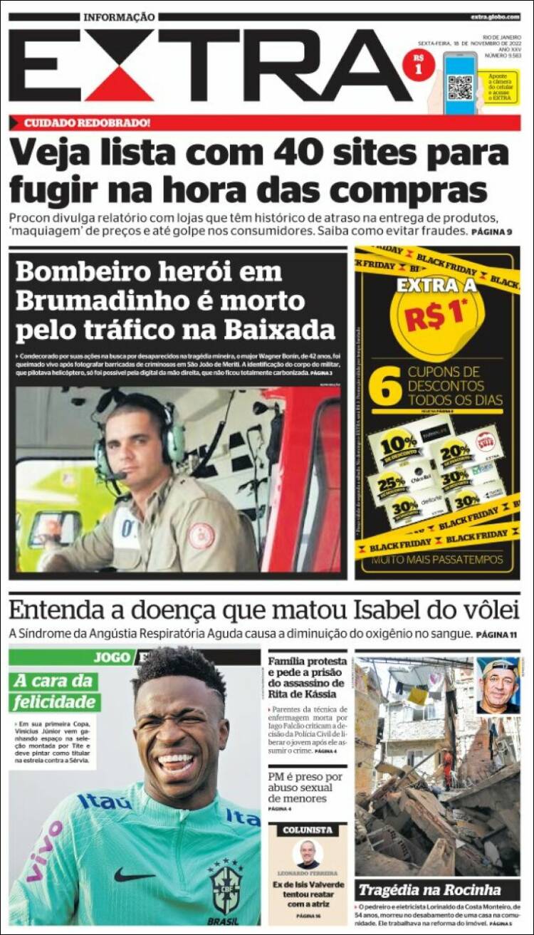 Portada de Extra (Brasil)