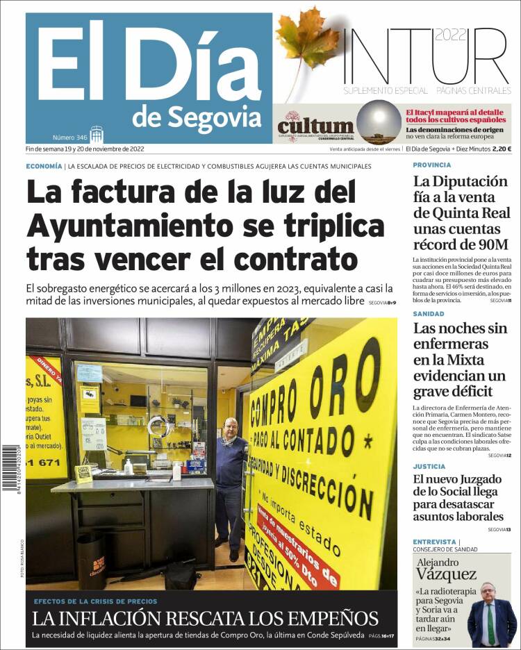 Portada de El Día de Segovia (Spain)