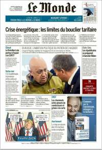 Portada de Le Monde (Francia)