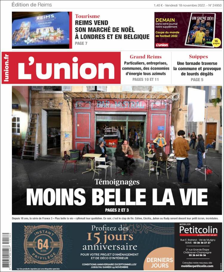 Portada de L'Union (France)