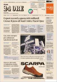 Portada de Il Sole 24 ORE (Italia)