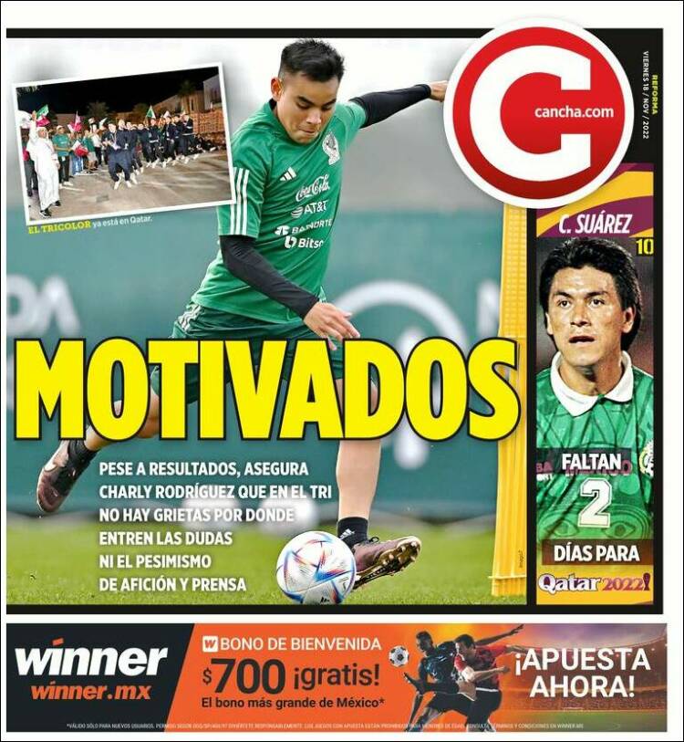 Portada de Cancha (México)