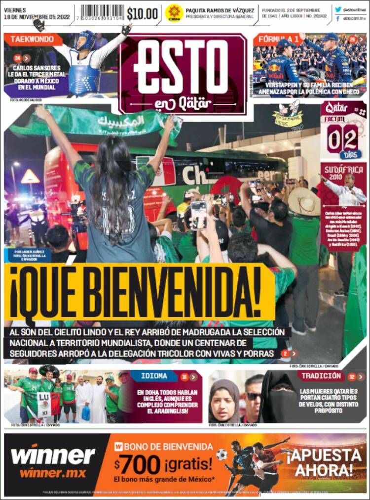 Portada de Esto (México)